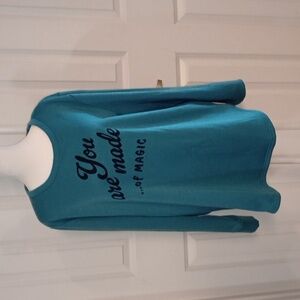 Teal super soft sweatshirt/ XL